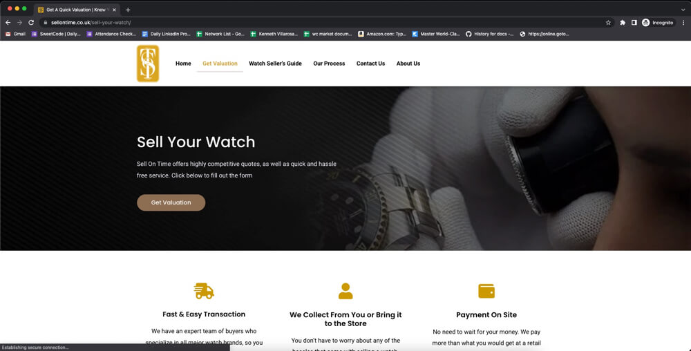get a quick valuation know your watch's value
